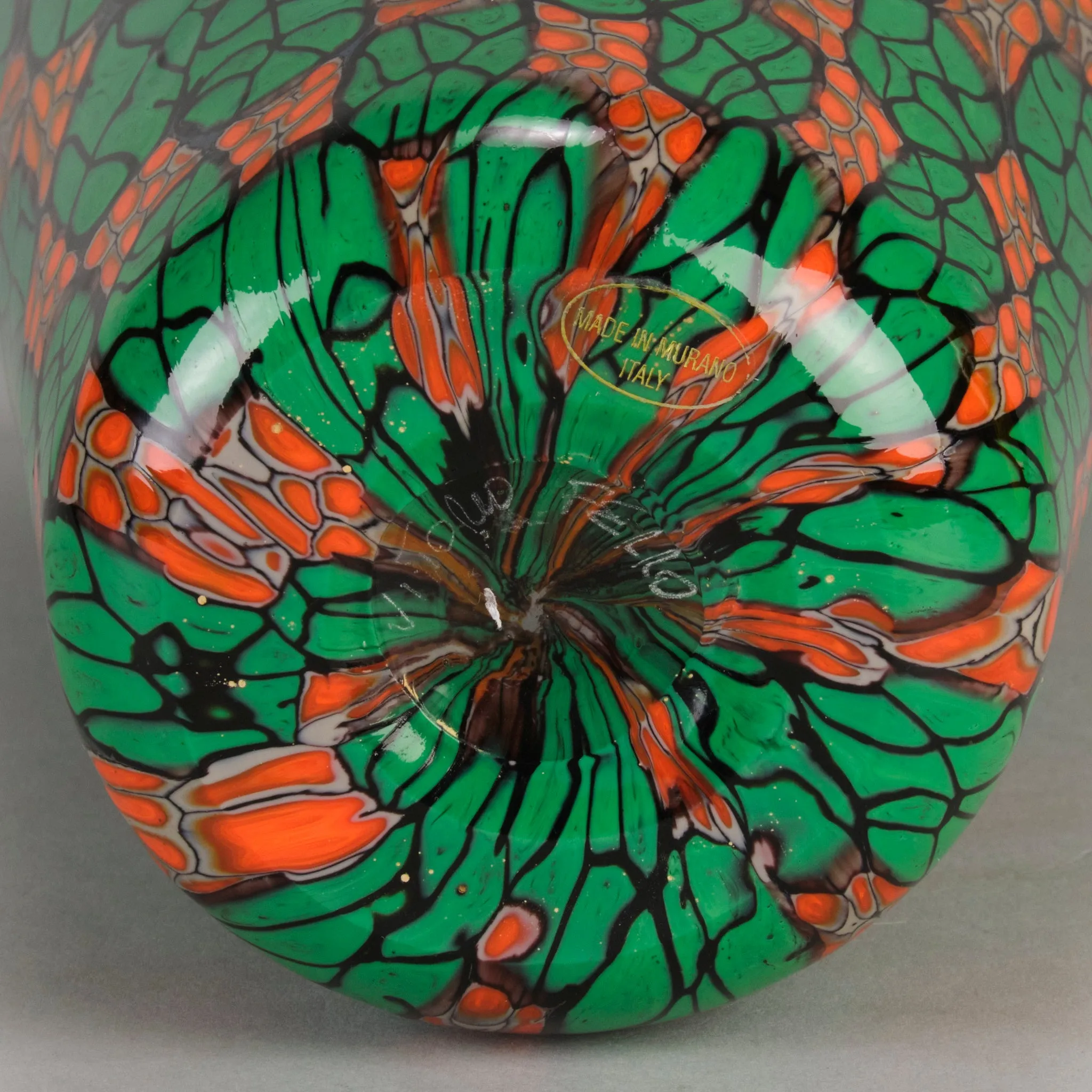 Murano “Murrine Vase VII” by Vittorio Ferro