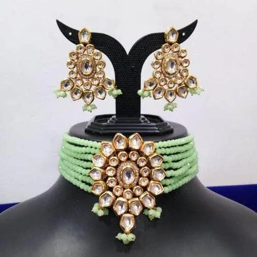 Onex Kundan Choker Necklace Set