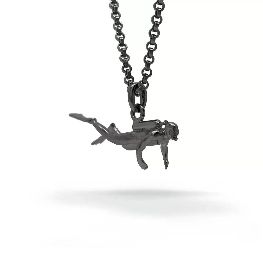 Ossidabile Bronze Pendant Jewelry Ocean Diving Scuba Theme Adjustable Necklace Charms