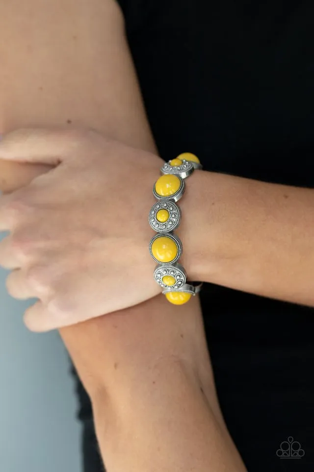 Paparazzi Bracelet ~ Garden Flair - Yellow