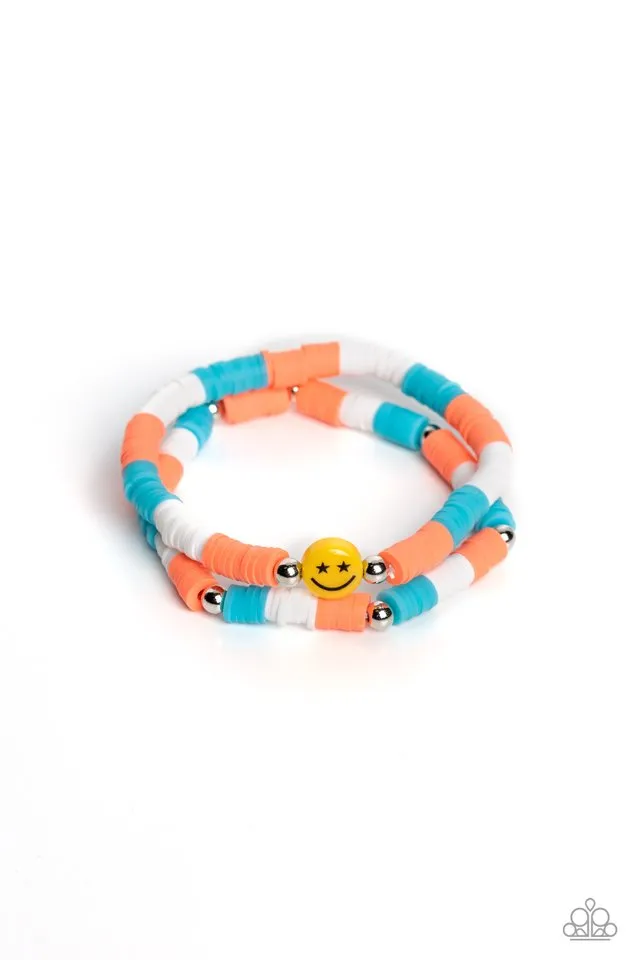 Paparazzi Bracelet ~ In SMILE - Orange