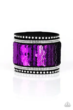 Paparazzi Bracelet ~ MERMAIDS Have More Fun - Purple