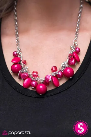 Paparazzi Necklace ~ Hollywood Starlet - Pink