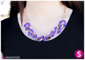 Paparazzi Necklace ~ Join Forces - Purple