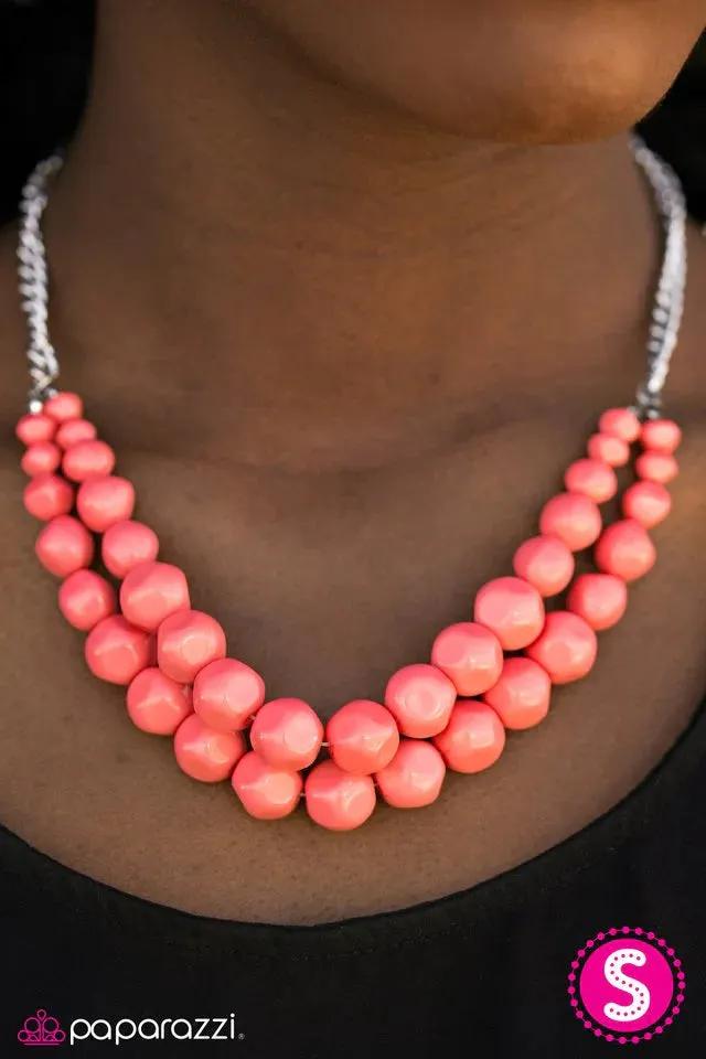 Paparazzi Necklace ~ Parkview Picnic - Orange