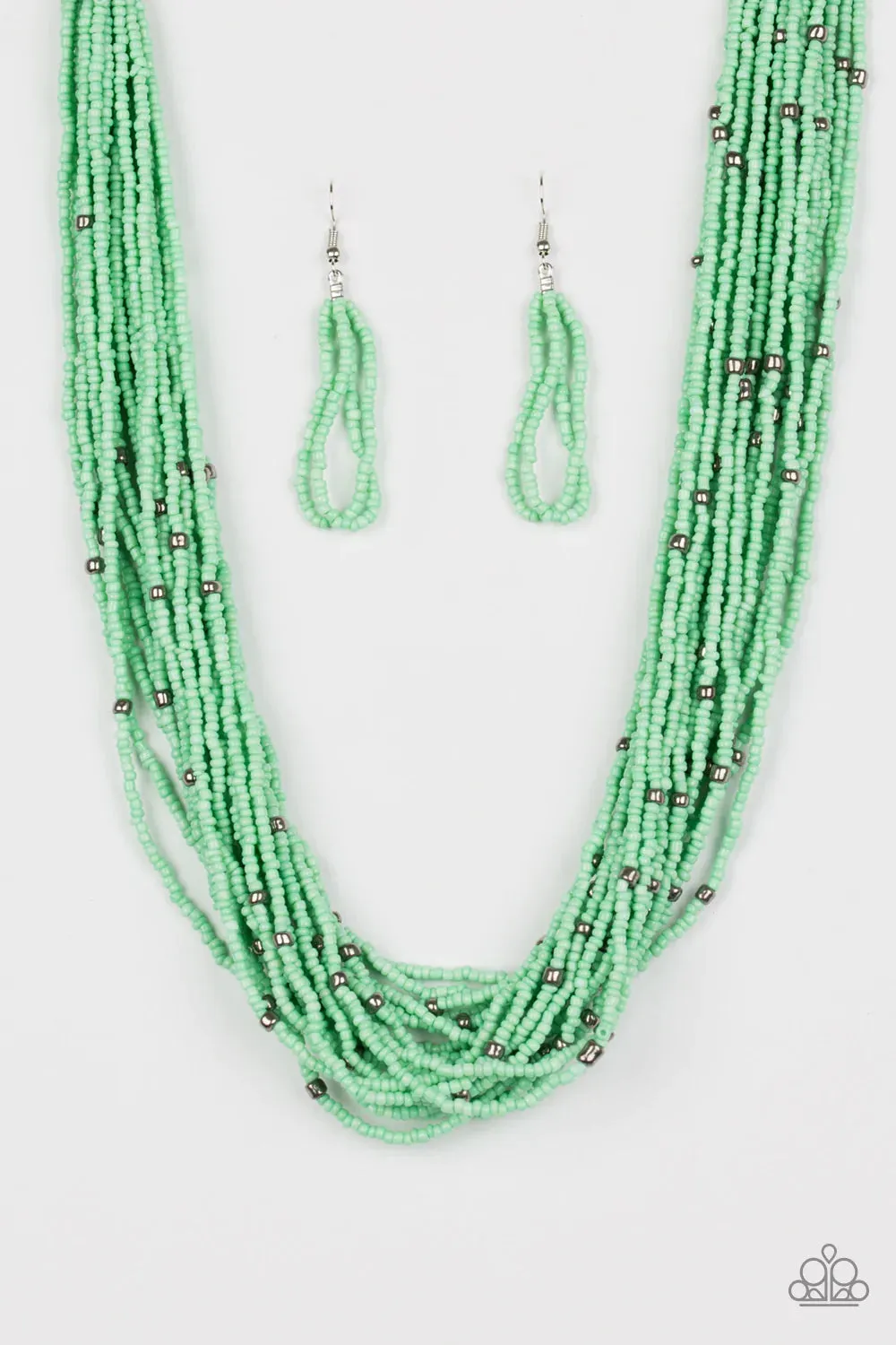 Paparazzi Necklace ~ Summer Samba - Green