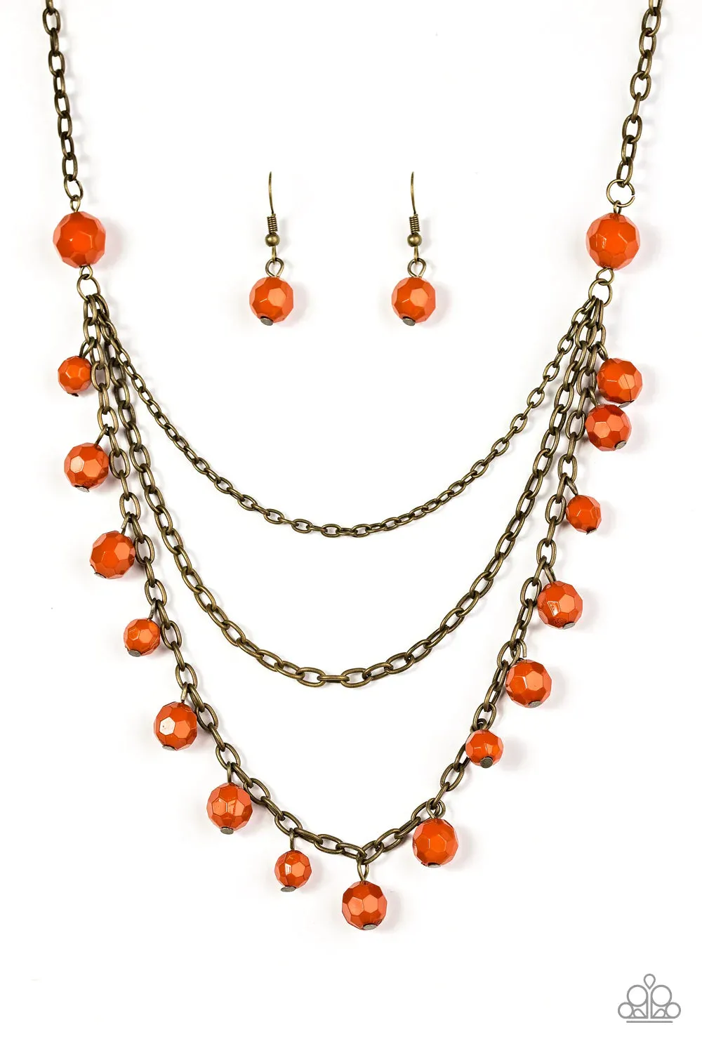 Paparazzi Necklace ~ You The GLAM! - Orange