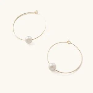 Pearl Hoops