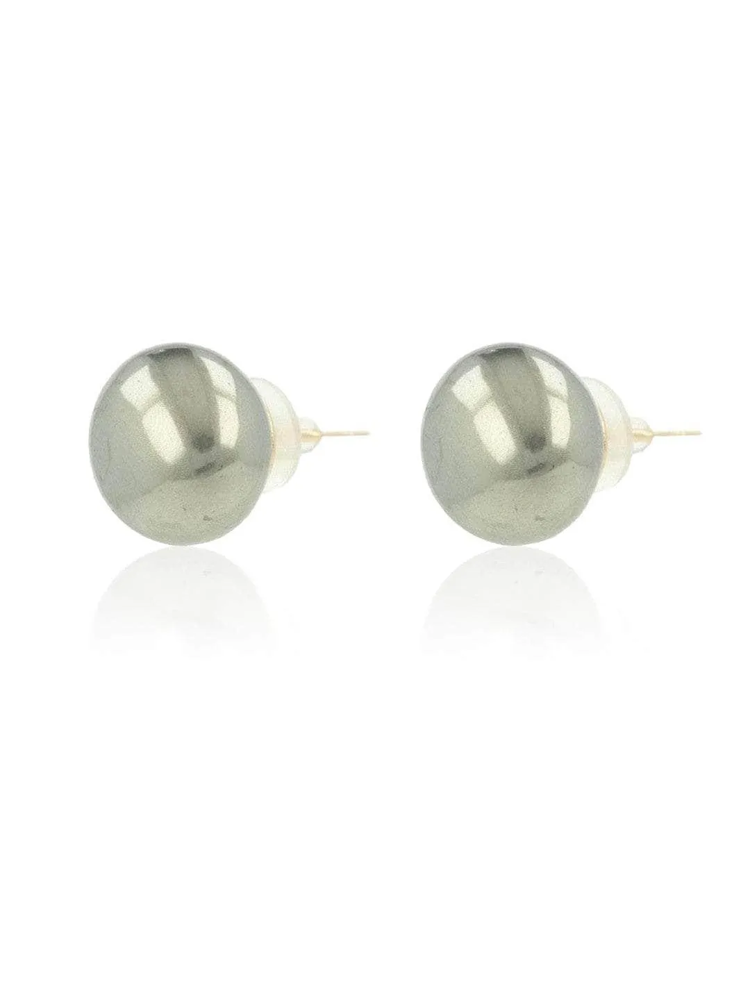 Pearl Statement Studs Ash