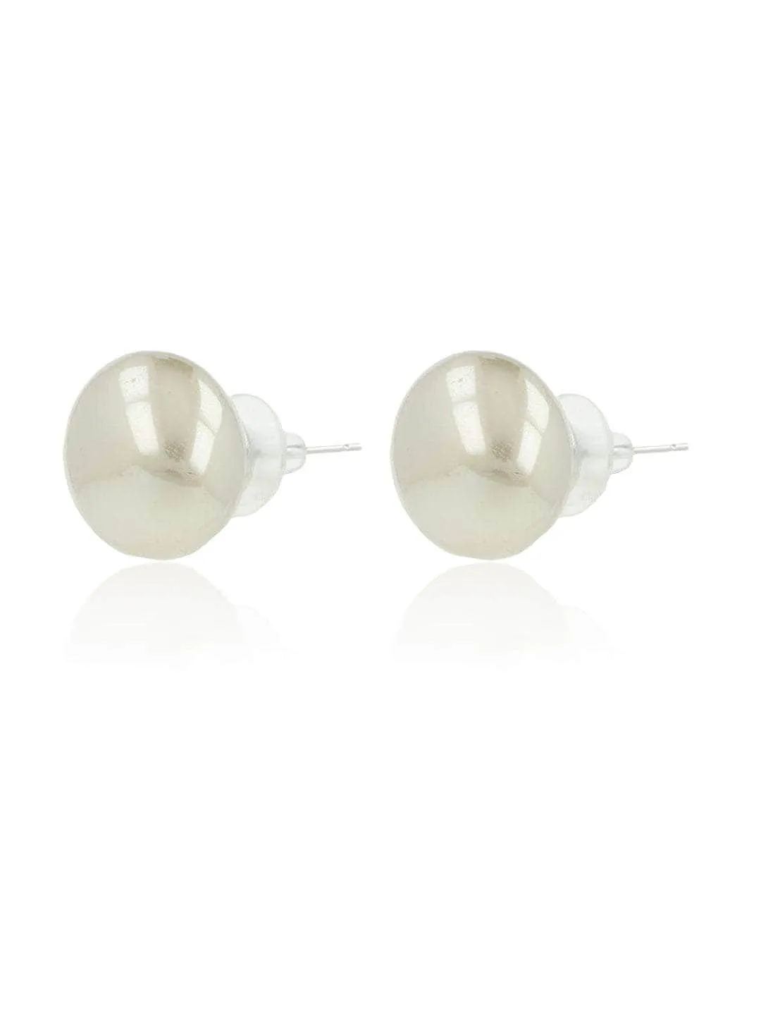 Pearl Statement Studs Ivory