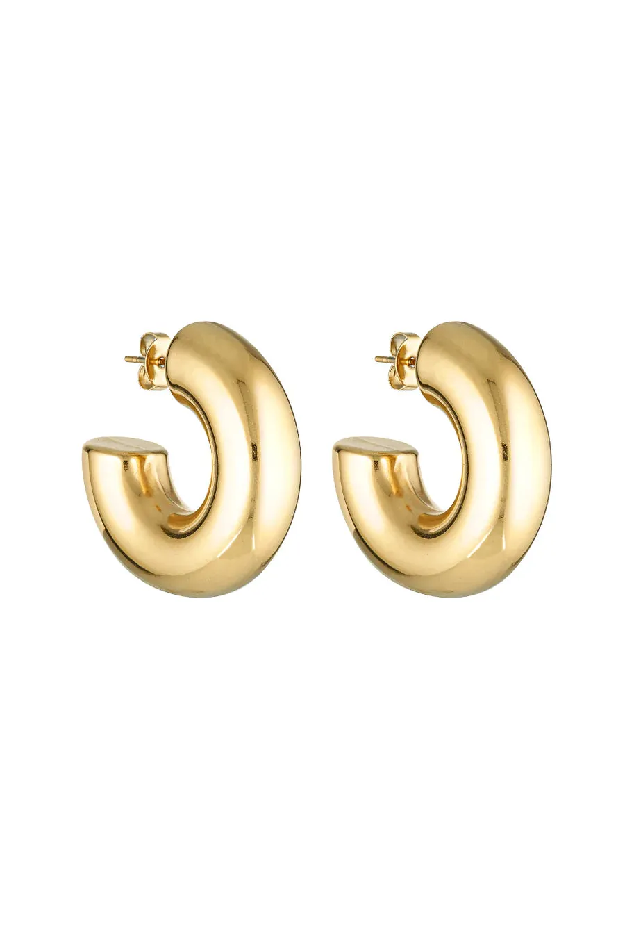 Porter Jewellery Chubby Hoops - Gold