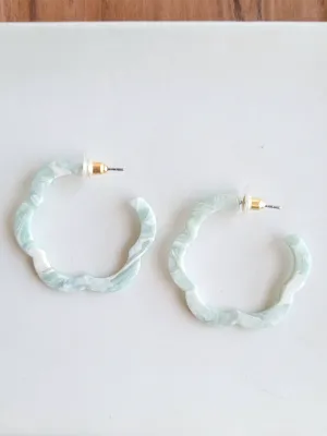 Posey Hoops - Aquamarine