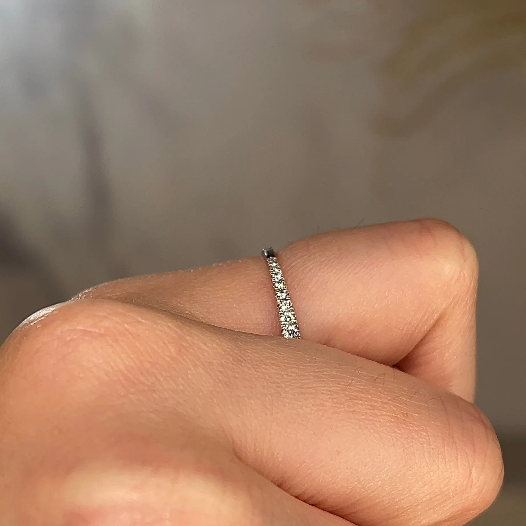 "Bria" 0.18ct Diamond Gradient Eternity Ring ET62