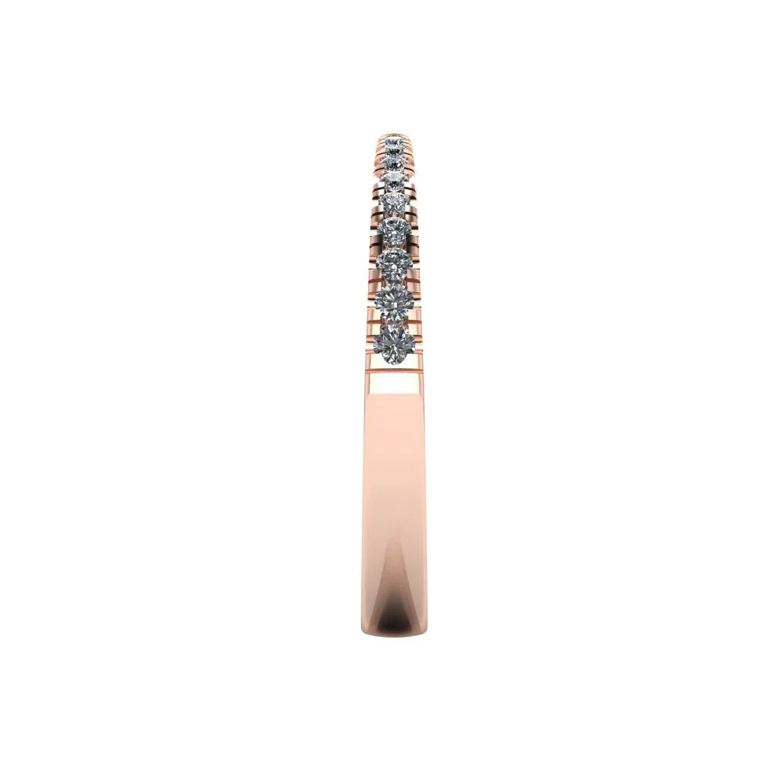 "Bria" 0.18ct Diamond Gradient Eternity Ring ET62