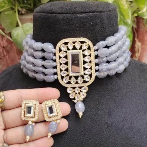 Rectangular Victorian Necklace Set