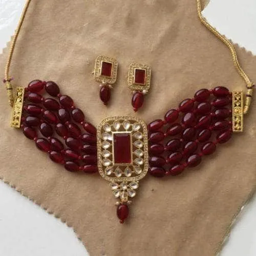 Rectangular Victorian Necklace Set