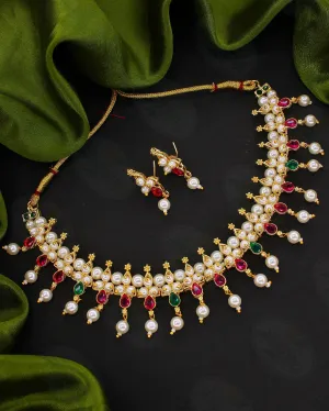 REGAL DROPLET PEARL NECKLACE