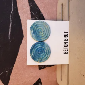 Ripple Circle Studs