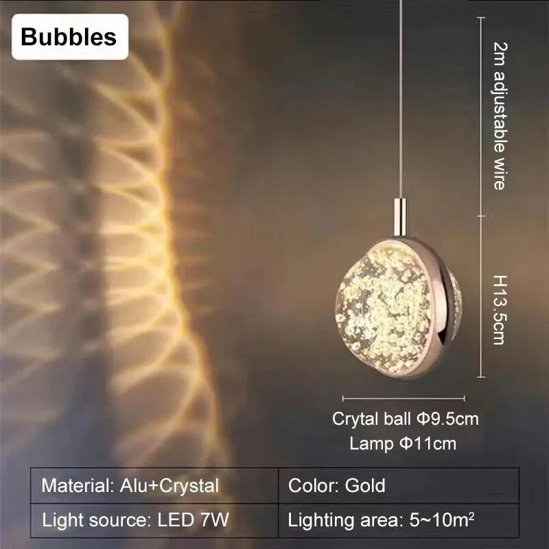 Romantic Crystal Rotating Mood LED Lights