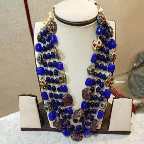 Semi Precious Layered Necklace Set