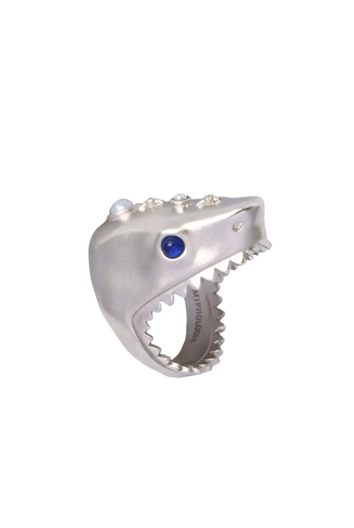 Shark Ring In Silver