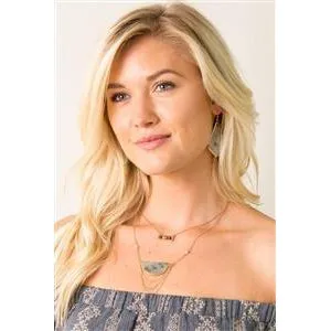 Simply Noelle Fit For A Queen Tiered Necklace - Navy