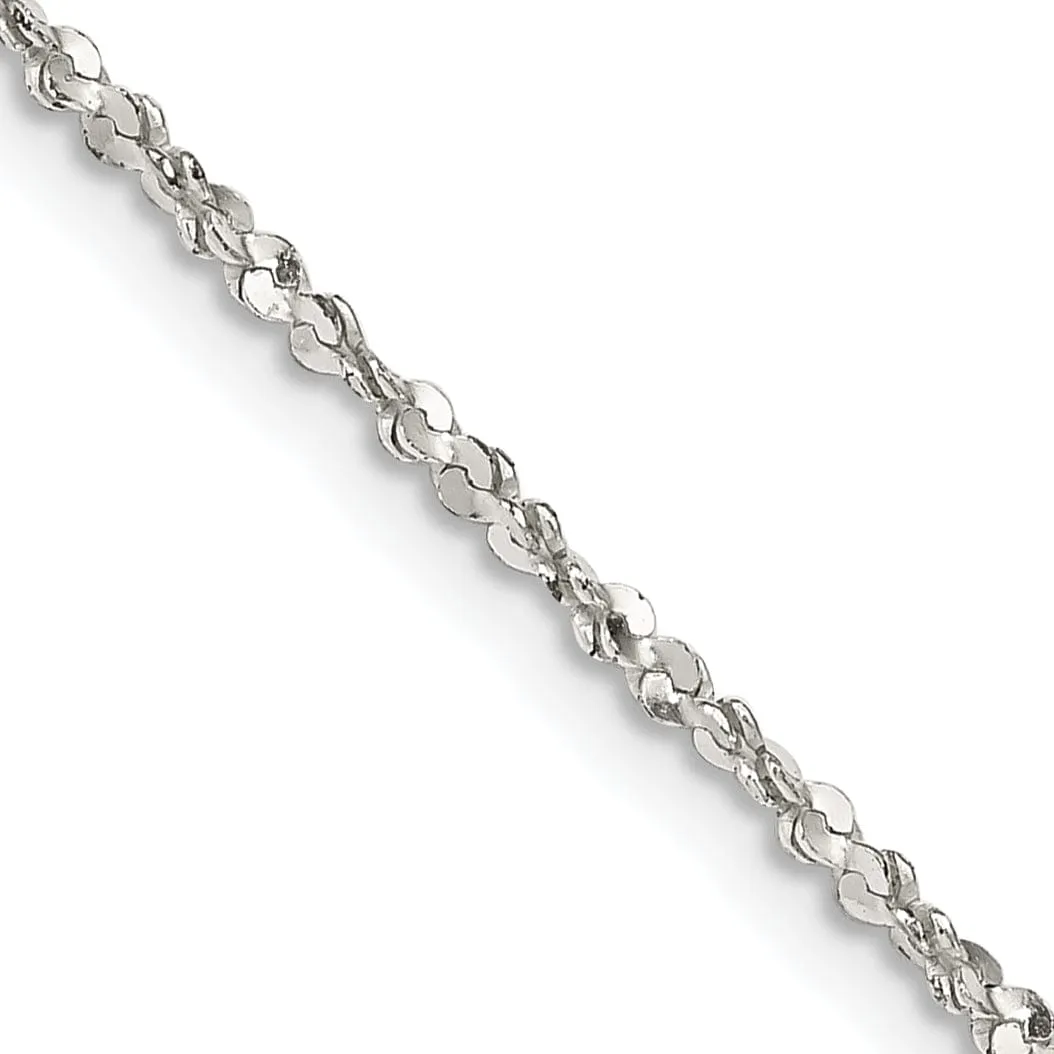 Sterling Silver Polished 1.40-mm Fancy Chain