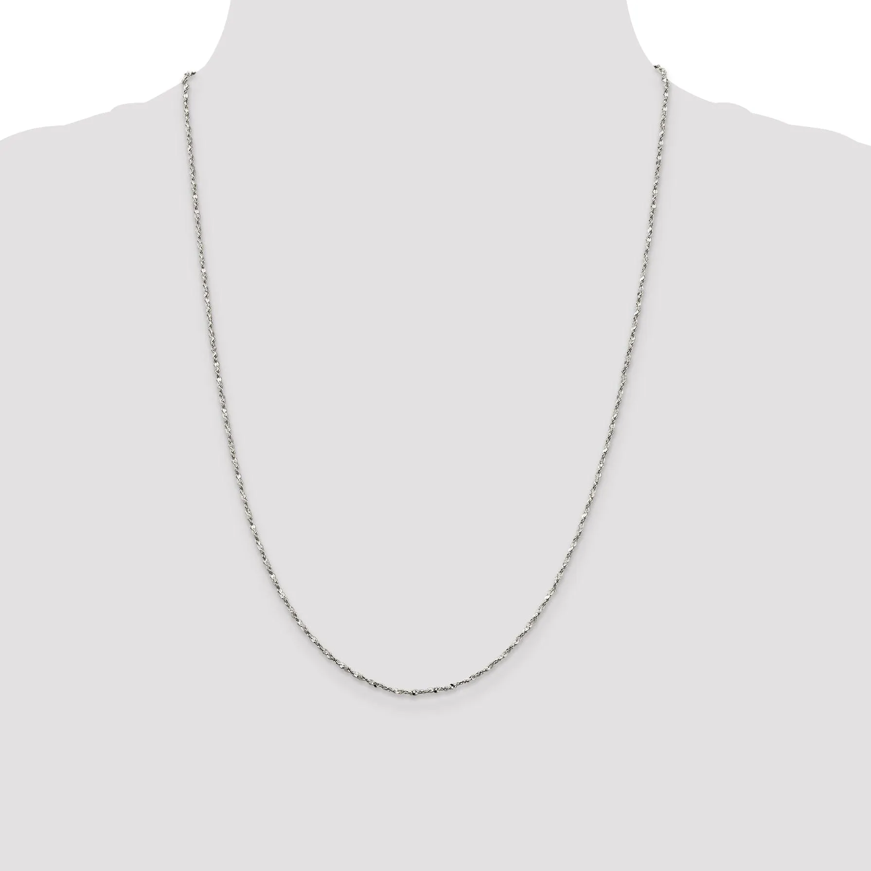 Sterling Silver Polished 1.40-mm Fancy Chain