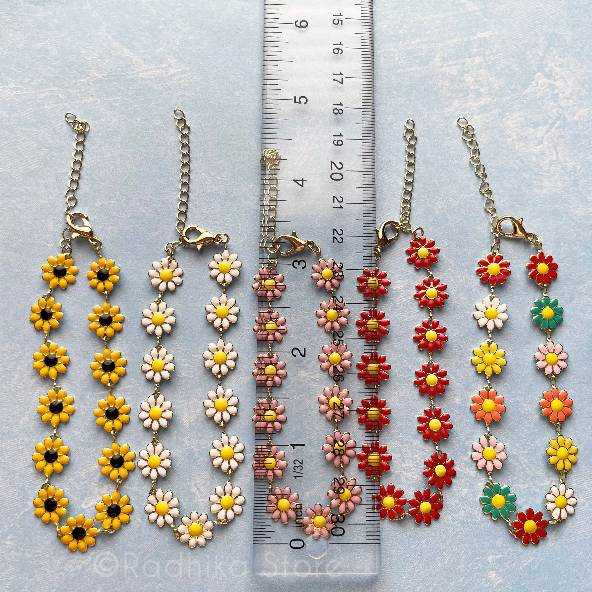 Sweet  Sunflower-Daisy - Deity Necklaces-6 Inch