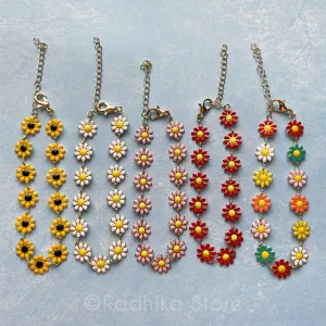 Sweet  Sunflower-Daisy - Deity Necklaces-6 Inch