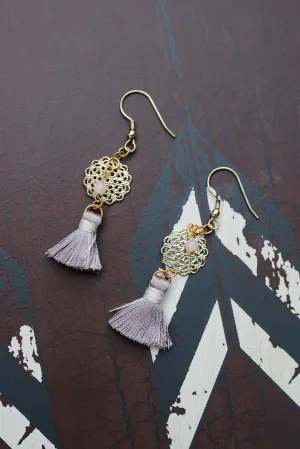 Tassel Filigree Dangle Earrings