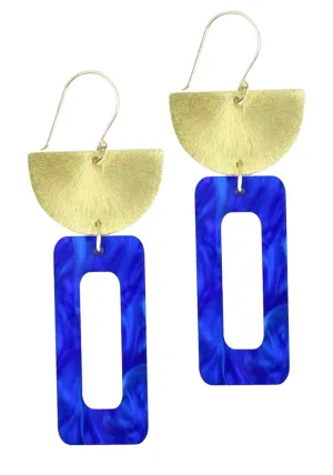 The Blake Earring - Blue