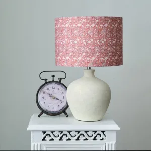 Tulip Dark Peach Fuzz - William Morris Lampshade