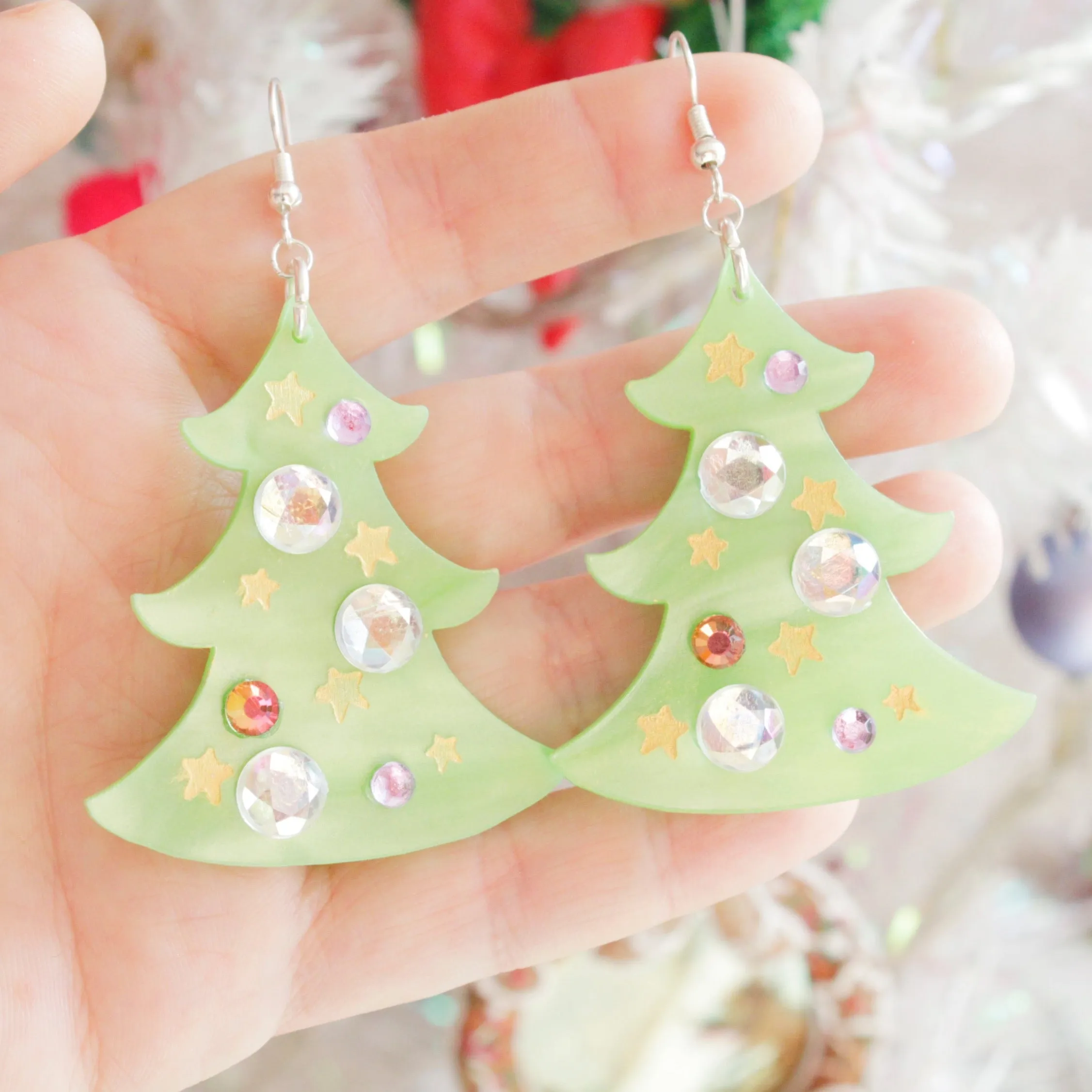 Xmas Tree Earrings